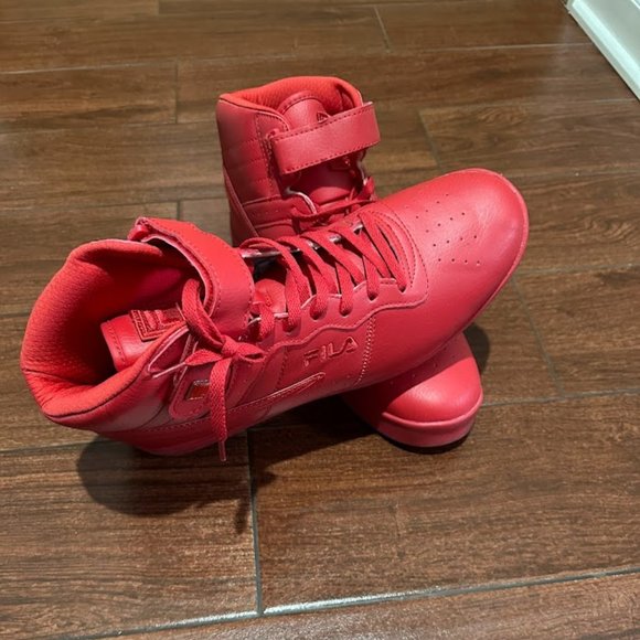 Fila Men's 1CM00077-600 Red Leather Lace  size 13 - Picture 1 of 5